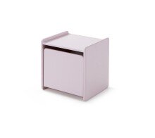Kinderbett >KIDDY< in rosa aus Massiv Kiefer und MDF - 205,5x72,5x95cm (BxHxT)