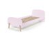 Kinderbett >KIDDY< in rosa aus Massiv Kiefer und MDF - 205,5x72,5x95cm (BxHxT)