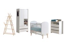 Babyzimmer-Komplettset >KIDDY< in Weiß -...