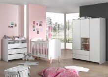 Babyzimmer-Komplettset >KIDDY< in Weiß -...