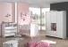 Babyzimmer-Komplettset >KIDDY< in Weiß - 129x94x68 (BxHxT)