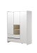 Babyzimmer-Komplettset >KIDDY< in Weiß - 129x94x68 (BxHxT)