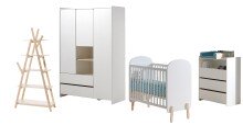Babyzimmer-Komplettset >KIDDY< in Weiß -...