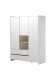 Babyzimmer-Komplettset >KIDDY< in Weiß - 129x94x68 (BxHxT)