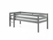Spielbett >PINO< in Grau - 207,6x83x104,9 (BxHxT)
