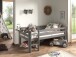 Spielbett >PINO< in Grau - 207,6x83x104,9 (BxHxT)