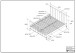Metallbett >BRONXX< in Weiss matt aus Metall - 166,5x110x207cm (BxHxT)