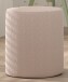 Hocker >MOON< in Rosa Stoff Boucle - 41x41,5x41 (BxHxT)