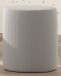 Hocker >MOON< in Grau Stoff Boucle - 41x41,5x41 (BxHxT)