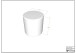 Hocker >MOON< in Grau Stoff Boucle - 41x41,5x41 (BxHxT)