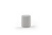 Hocker >MOON< in Grau Stoff Boucle - 41x41,5x41 (BxHxT)