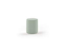 Hocker >MOON< in Grün Stoff Boucle -...