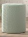 Hocker >MOON< in Grün Stoff Boucle - 41x41,5x41 (BxHxT)