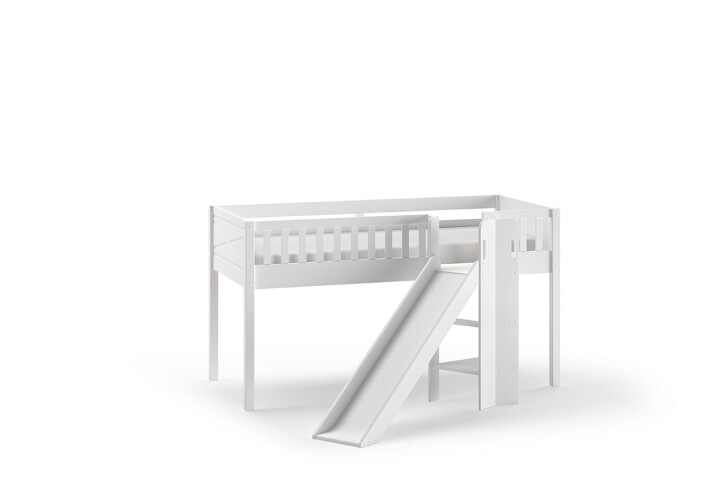 Spielbett >SCOTT< in Weiß - 207,6x114x203,7 (BxHxT)