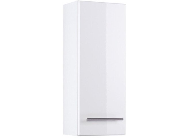 Hängeschrank >Parma< in Weiß aus MDF - 25x64x20cm (BxHxT)