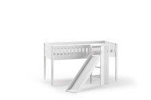 Spielbett >SCOTT< in Weiß Textilset Caribian Pirate - 207,6x114x203,7 (BxHxT)