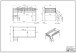 Spielbett >SCOTT< in Weiß Textilset Astro - 207,6x114x134,7 (BxHxT)