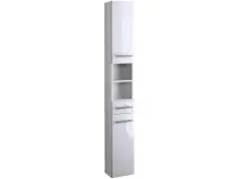 Seitenschrank >Parma< in Weiß/Hochglanz aus...