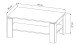 Couchtisch >Basic< in San Remo Sand hell aus Holzwerkstoff - 110x47x65cm (BxHxT)
