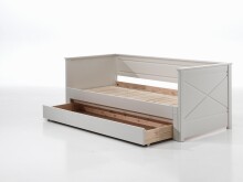Funktionsbett >PINO< in Weiß -...