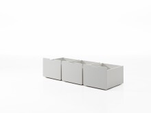 Bettschubkasten >PINO< in Weiß aus MDF -...