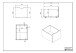 Bettschubkasten >PINO< in Weiß aus MDF - 49,6x39,6x60cm (BxHxT)