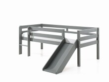 Spielbett >PINO< in Grau aus Skandinavische Kiefer...