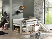 Spielbett >PINO< in Weiß - 207,6x83x175 (BxHxT)