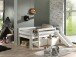 Spielbett >PINO< in Weiß - 207,6x83x175 (BxHxT)