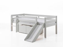Spielbett >PINO< in Weiß - 207,6x83x175 (BxHxT)