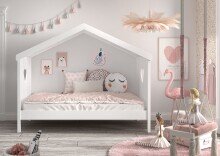 Hausbett >AMORI< in Weiß - 213x171,7x98,7 (BxHxT)