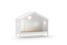 Hausbett >AMORI< in Weiß - 213x171,7x98,7 (BxHxT)