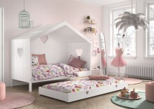Bettschubkasten >AMORI< in Weiß - 196x19,4x93,9 (BxHxT)