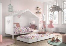Bettschubkasten >AMORI< in Weiß - 196x19,4x93,9 (BxHxT)