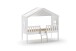 Hausbett >HAUSBETT< in Weiß - 213x201,8x119,9 (BxHxT)