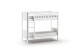 Etagenbett >SCOTT< in Weiß aus Massiv Kiefer und MDF - 207,6x175,4x104,9 (BxHxT)