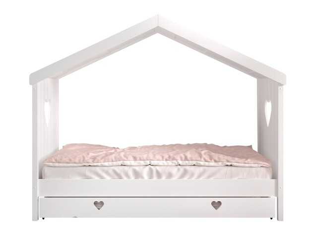 Hausbett >AMORI< in Weiß - 213x171,7x98,7 (BxHxT)