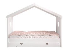 Hausbett >AMORI< in Weiß - 213x171,7x98,7...