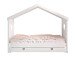 Hausbett >AMORI< in Weiß - 213x171,7x98,7 (BxHxT)