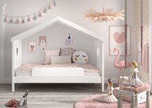 Hausbett >AMORI< in Weiß - 213x171,7x98,7 (BxHxT)
