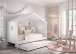 Hausbett >AMORI< in Weiß - 213x171,7x98,7 (BxHxT)