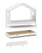 Hausbett >AMORI< in Weiß - 213x171,7x98,7 (BxHxT)