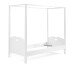 Himmelbett >AMORI< in Weiß aus Massiv Kiefer und MDF - 211,3x187,3x96cm (BxHxT)
