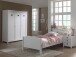 Jugendzimmer-Set >AMORI< in Weiß aus Massiv Kiefer und MDF - 211,2x80x96 (BxHxT)