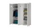 Jugendzimmer-Set >AMORI< in Weiß aus Massiv Kiefer und MDF - 211,2x80x96 (BxHxT)