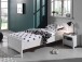 Jugendzimmer-Set >ERIK< in Weiß aus Massiv Kiefer und MDF - 208x77x96cm (BxHxT)