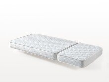 Kinderbett >JUMPER< in weiß lackiert - 204x65x99,5 (BxHxT)