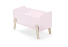 Spielzeugtruhe >KIDDY< in rosa aus Massiv Kiefer...