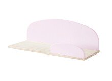 Wandregal >KIDDY< in rosa aus Massiv Kiefer und MDF...