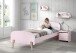 Wandregal >KIDDY< in rosa aus Massiv Kiefer und MDF - 65x25x22cm (BxHxT)
